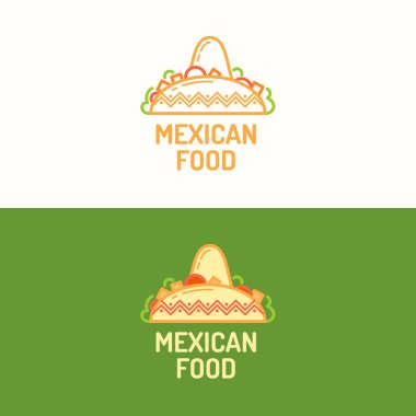 Meksika yemeği logosu.