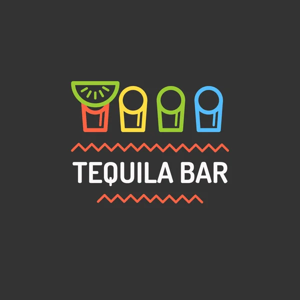 Mexikanisches Bar-Logo. — Stockvektor