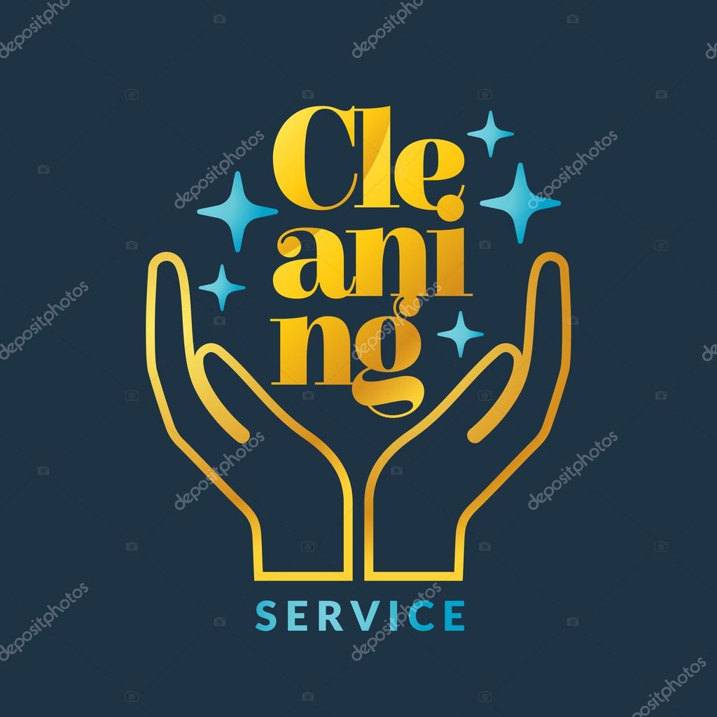 Corporate identity for company cleaning service. Elements for the brand.