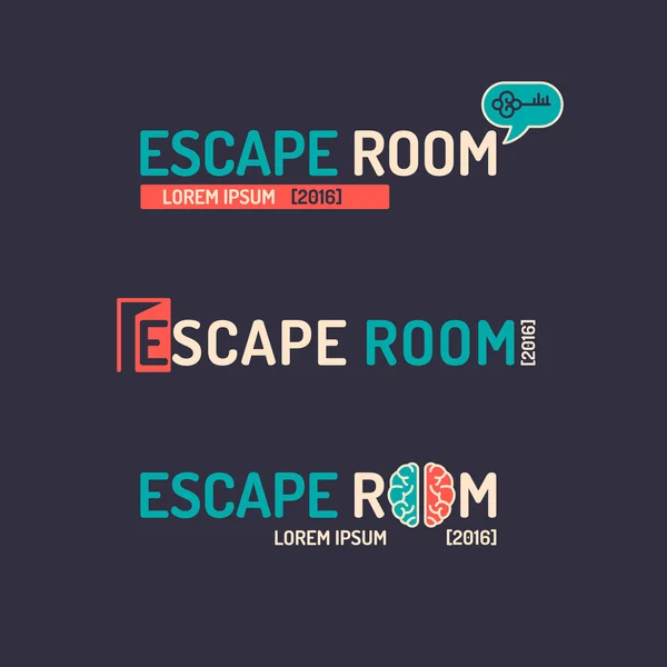 Real-life room escape. — Stock Vector