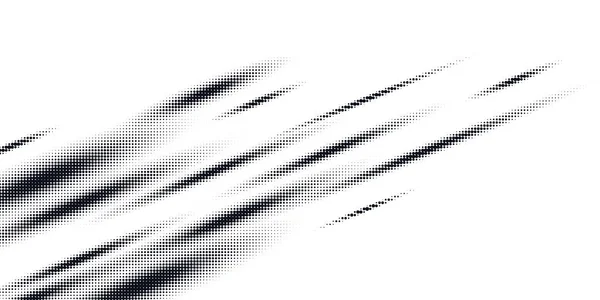 Monochroom printraster, abstracte vector halftoon achtergrond. — Stockvector
