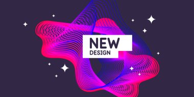 Moda soyut arka plan. Şekilsiz formlar, çizgiler ve yıldızların bileşimi.