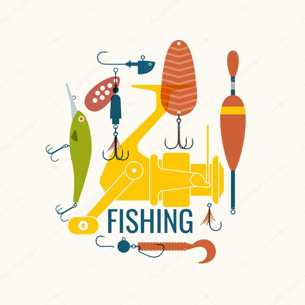 Fishing Icons and illustrations