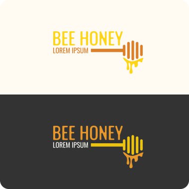 Logo arı bal.