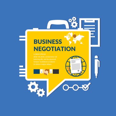 Simge iş görüşmeleri.