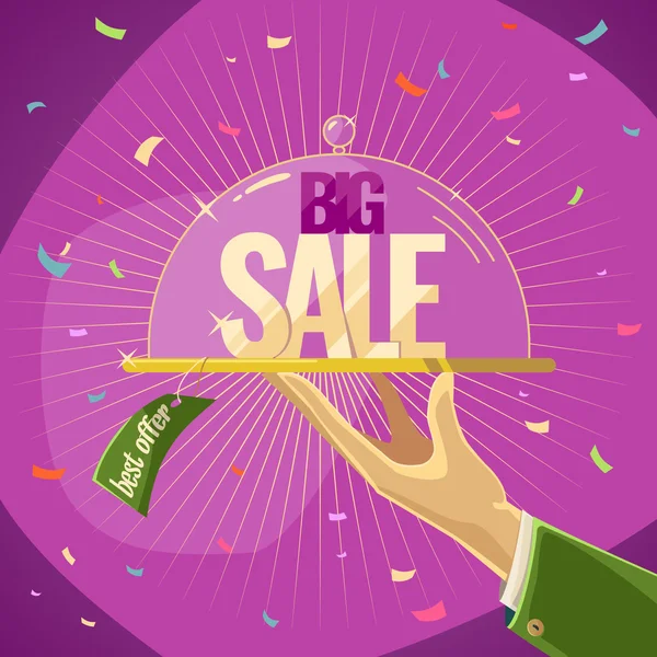 Best offer. Big sale. — Stock Vector