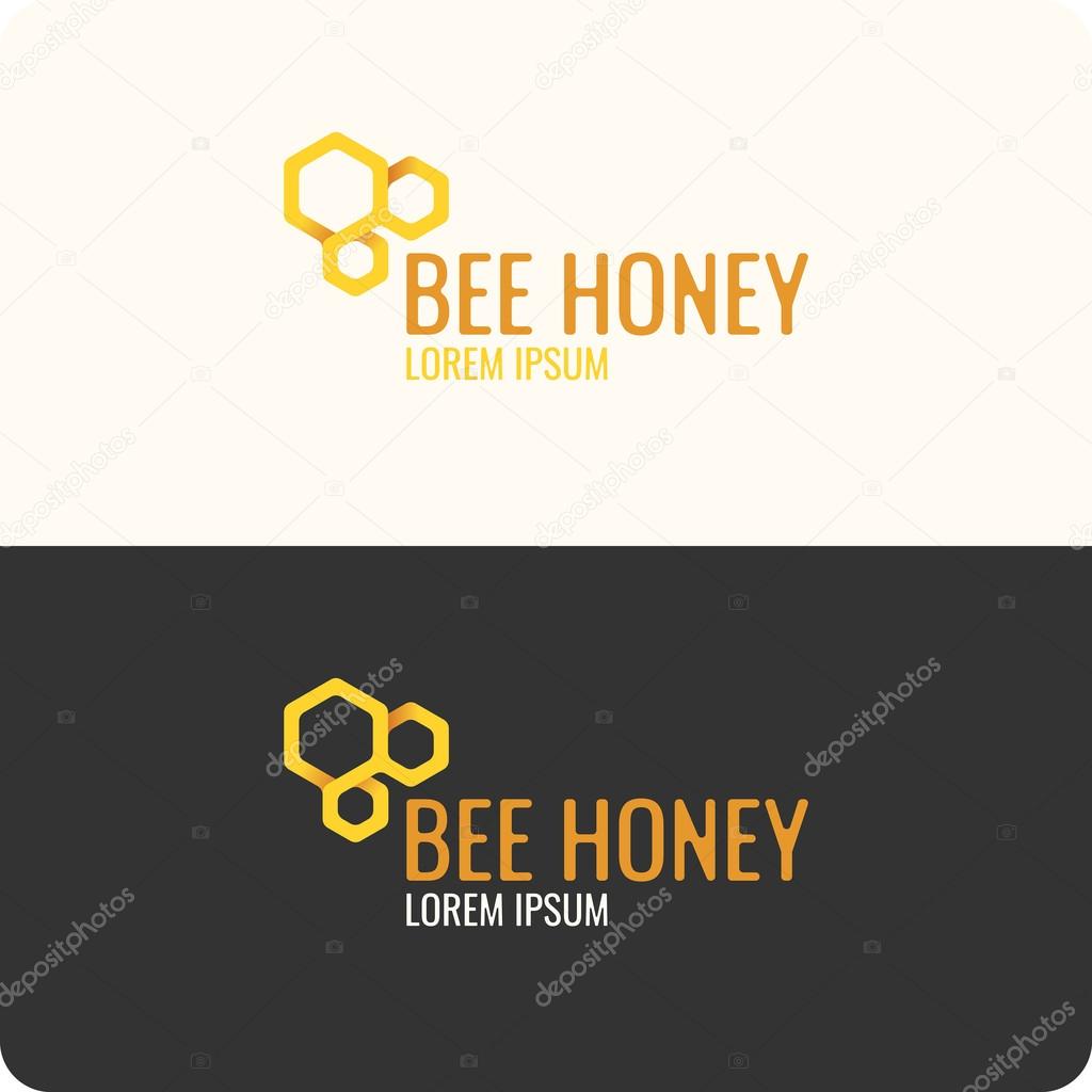 Logo bee honey