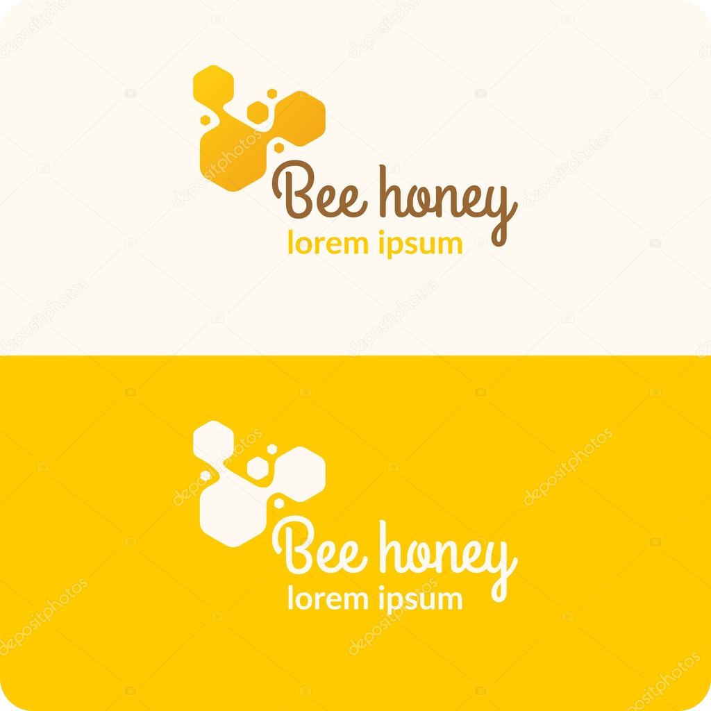 Logo bee honey