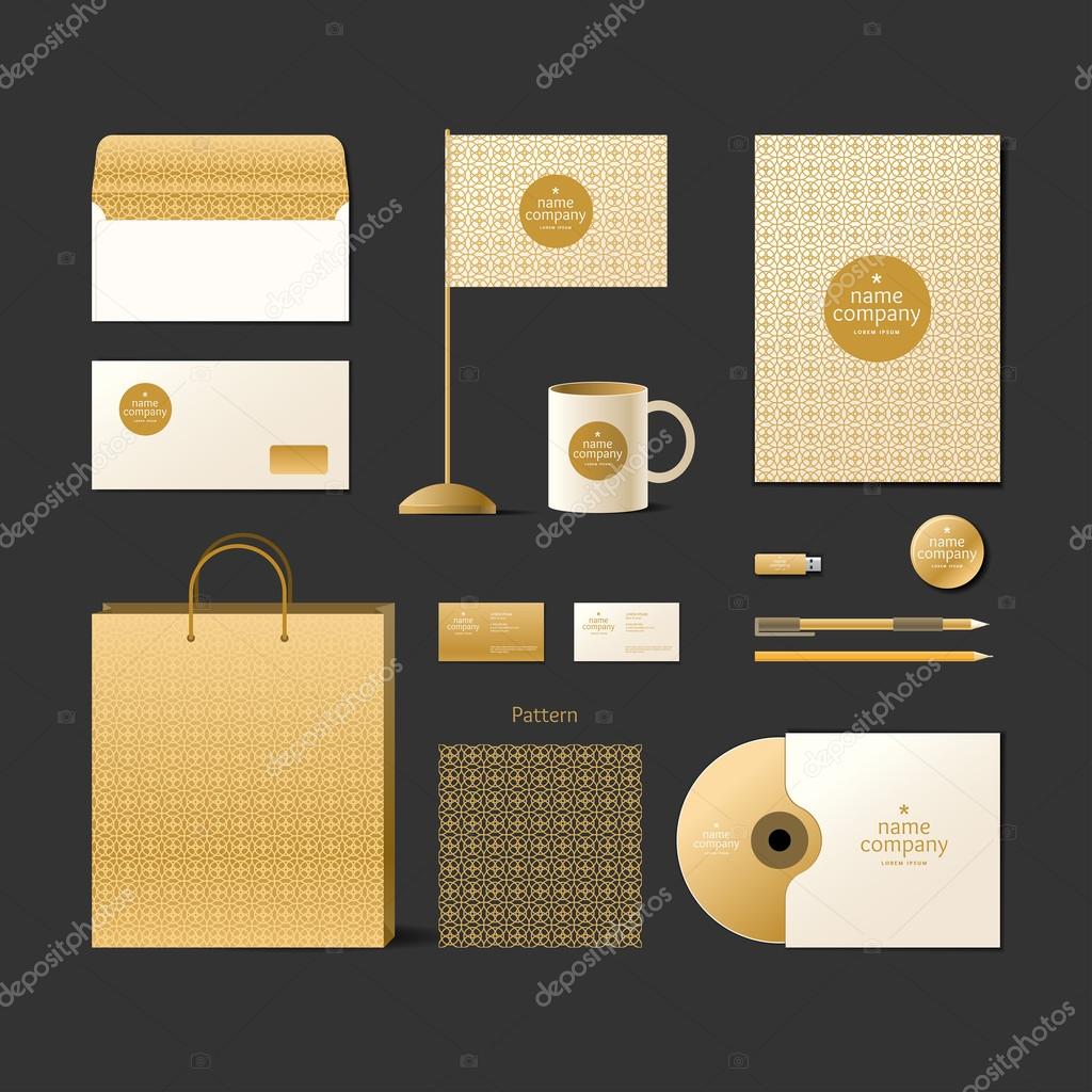 Corporate identity template. Logos and design elements