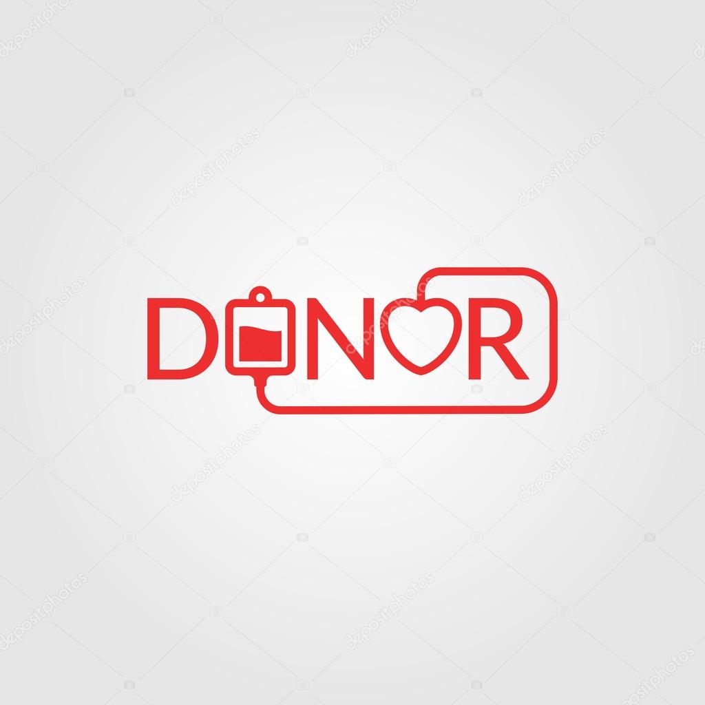Donor. Illustration for design