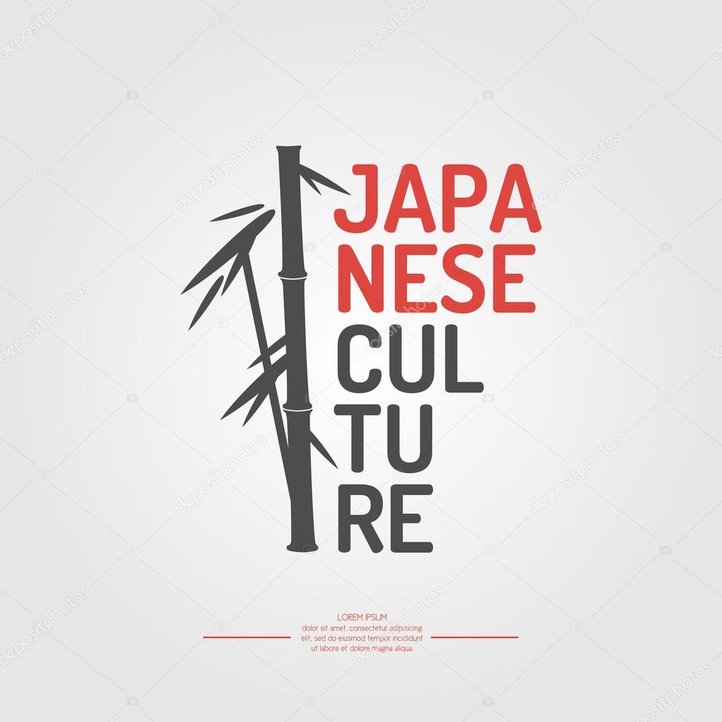 Poster. Japanese culture. Symbol of Japan.