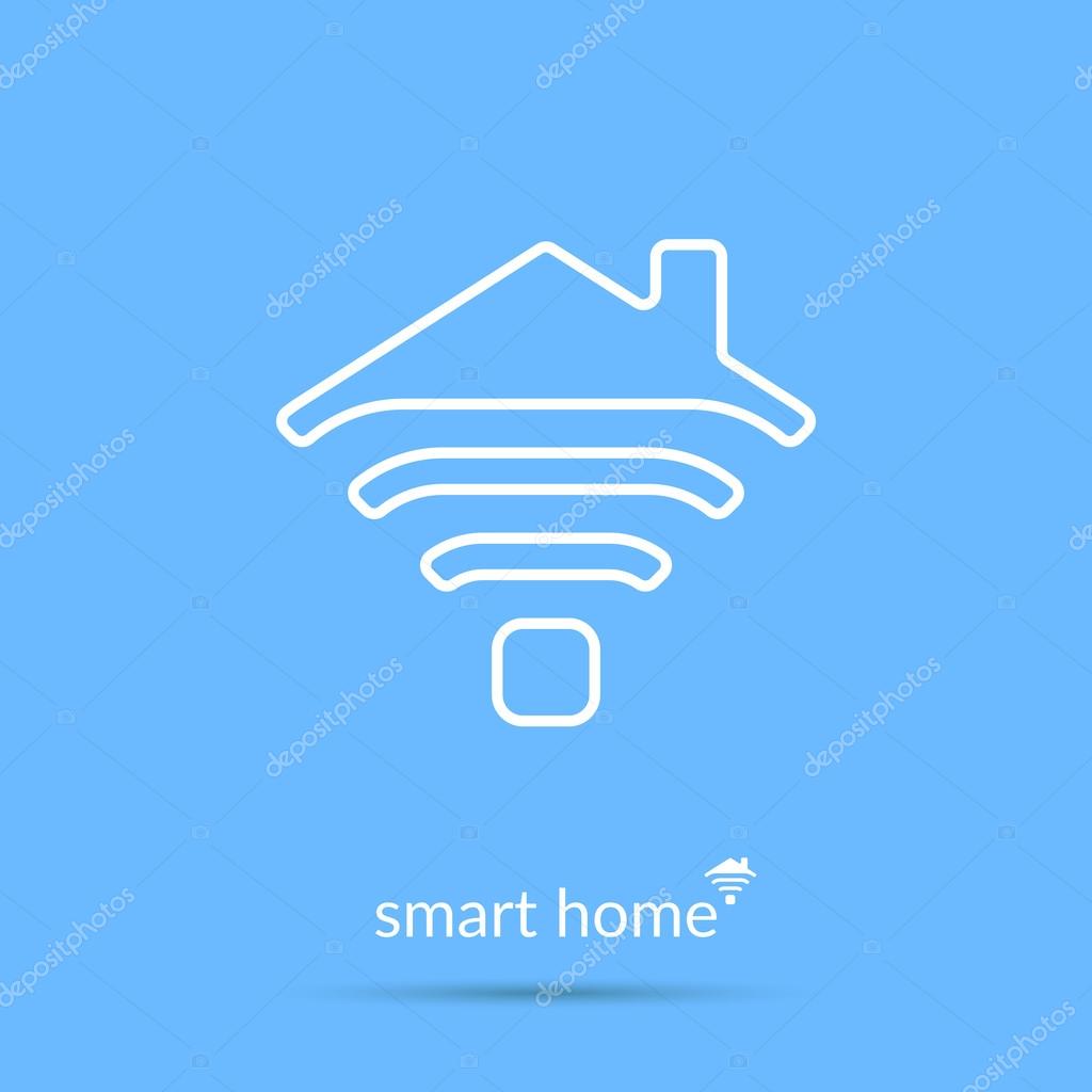Smart Home Icon Stock Vector C Alekseyderin Gmail Com