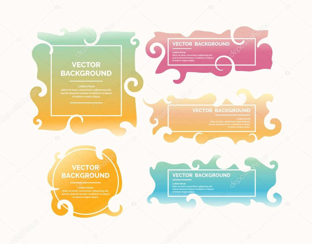 Backgrounds for design, website, infographic, poster, card, advertising.