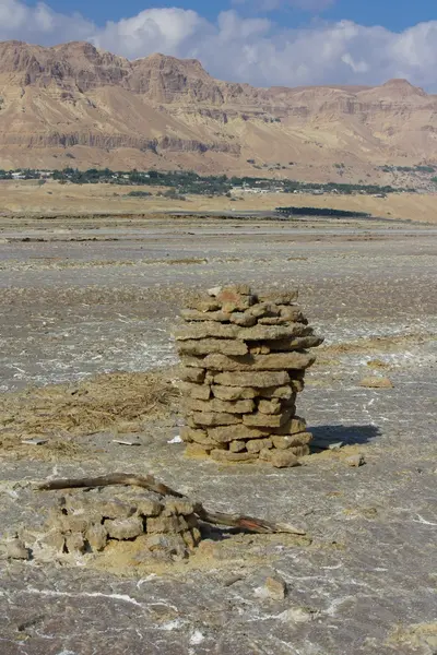 Ölü deniz tuzu. İsrail.