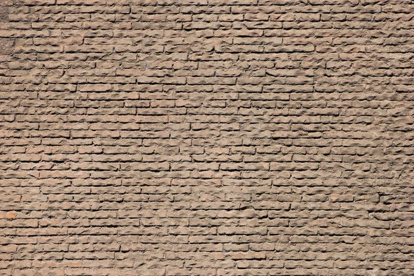 Textura de ladrillos rojos de la antigua muralla del Panteón en Roma — Foto de Stock