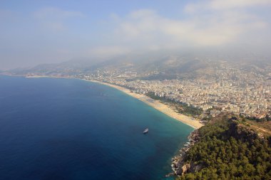 panoramik Türk Alanya şehir ve Akdeniz fr