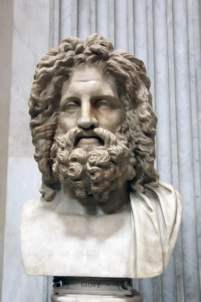 Zeus'un Roma antik Roma mermer başı