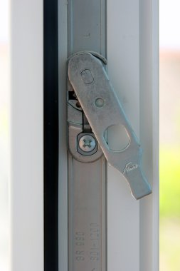 Beyaz plastik pencere kanat plastik profil çelik mekanizması