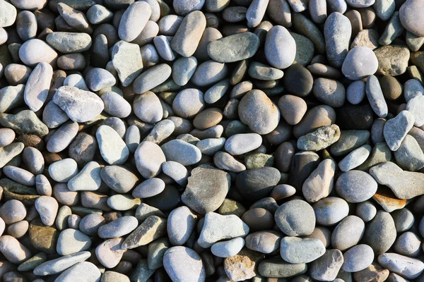 色の海の小石丸美しいドライの質感小石 bea — ストック写真