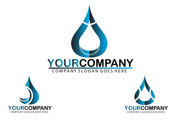 Water Drop Logo — Stockvector