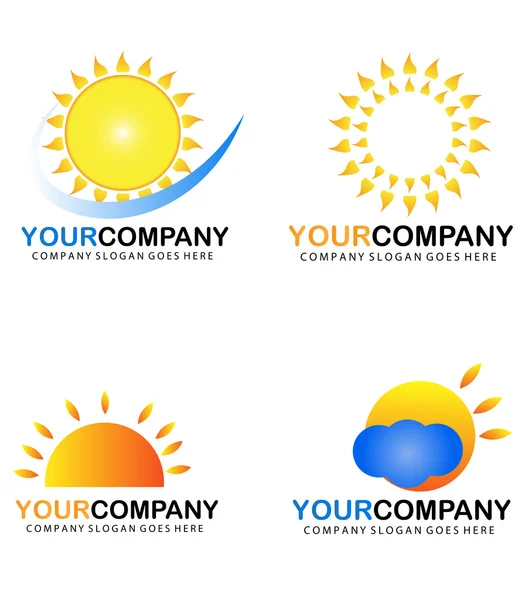 Λογότυπο ηλιοβασίλεμα — Διανυσματικό Αρχείο