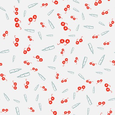 Ruj ve beyaz arka planda izole edilmiş kalpleri olan bardaklar. Tasarım kartlarınız, tatil ambalaj kağıtlarınız, tekstil ve diğer ürünleriniz için renkli el yapımı romantik dokular.