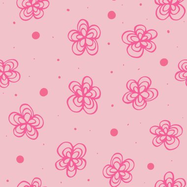 Organik şekilli soyut desen tasarımı. Renkli arka plan tasarımı. Çiçeksiz desen. Vektör illüstrasyonu.