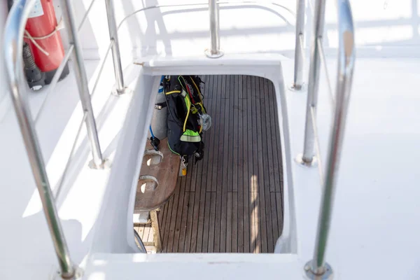 Schiff Blick Auf Das Unterdeck — Stockfoto