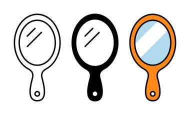 Vektör Ayna Düz Çizimi