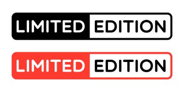 Vektör Basit Sınırlı Sürüm Etiketleri