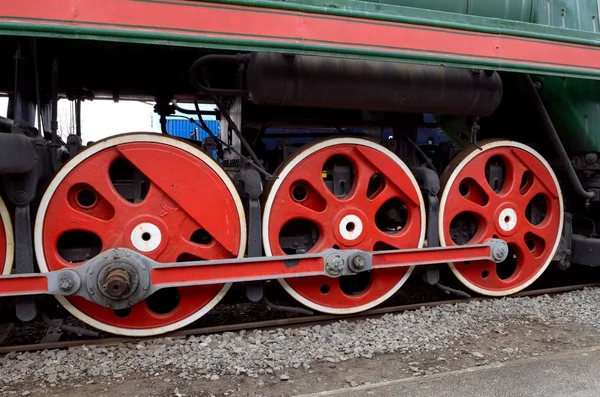 O chassi da locomotiva . — Fotografia de Stock