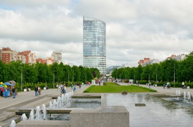 Park St. Petersburg'un 300 yıldönümü.