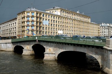 St Petersburg Izmailovsky Köprüsü.