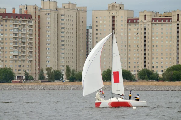 A fair wind for the boat. — Stock Photo, Image