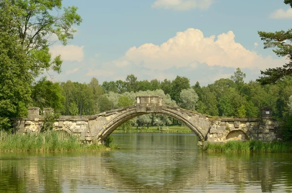 Stone bridge in the Park.