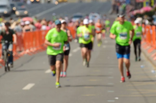 Atletas correndo no evento . — Fotografia de Stock