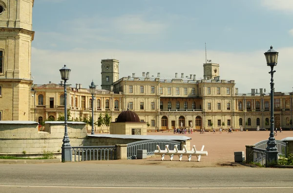 Palácio Histórico em Gatchina . — Fotografia de Stock