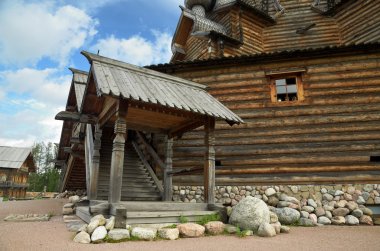 Hıristiyan Kilisesi ağaçtan.