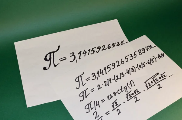 The mathematical sign of PI. — Stock Photo, Image