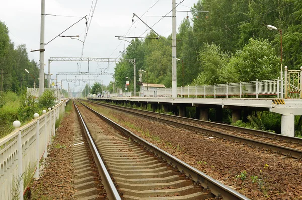 Rails of the railway. — Stock Photo, Image