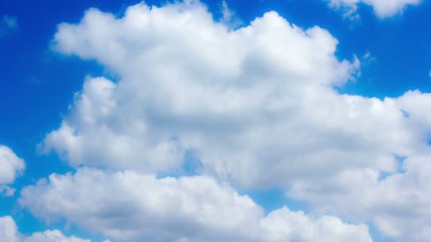 Ciel bleu, Nuages blancs béatifiques — Video