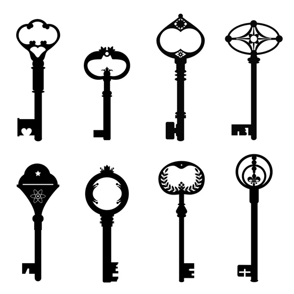 Set of vector keys — Stock Vector