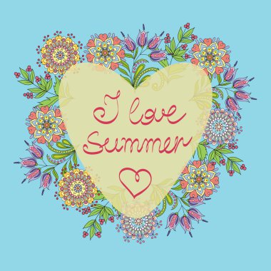 Vektör çiçek deseni