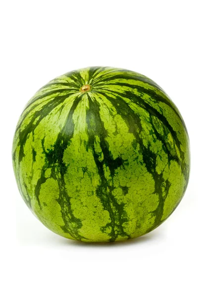 Reife leckere Wassermelone isoliert auf weiß — Stockfoto