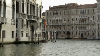 İtalya Venedik Canal Grande üzerinde tarafından mavi yolculuk 