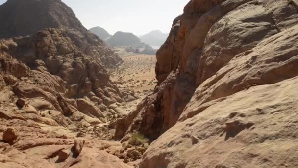 Ваді ром пустелі — стокове відео
