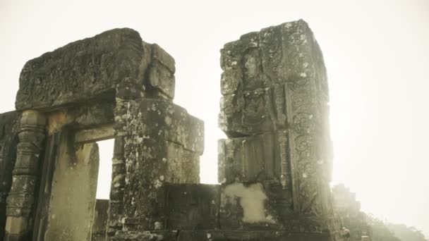 Beng melea templo Unesco herança mundial — Vídeo de Stock