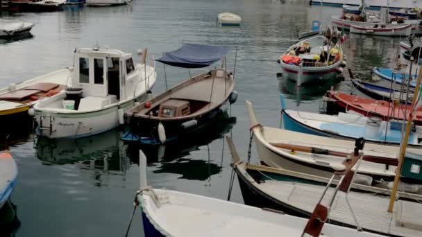 Panorama del puerto de Camogli — Vídeo de stock