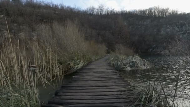 Nationalparken Plitvicesjöarna — Stockvideo