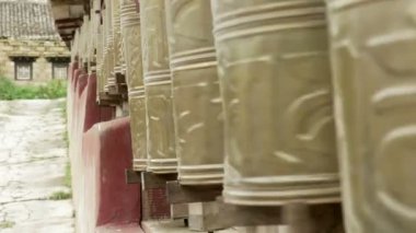 Budist tapınağı eski Budist dua 